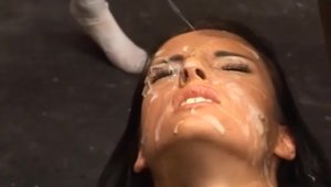 Pornstar lusts bukkake