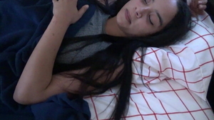 Hard ramming with latina Maya Bijou accompanied by Alex Adams