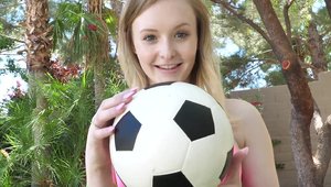 Tiny 4K - Teen chick Lanna Carter does what shes told outdoors