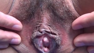 Wet japanese closeup masturbation