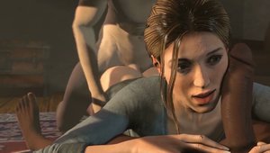 3D Toon Vidz - Lara Croft got nailed video