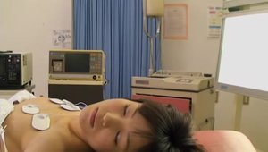 Hard slamming alongside cute asian amateur