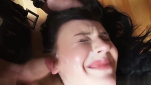 Crazy hard nailining escorted by babysitter